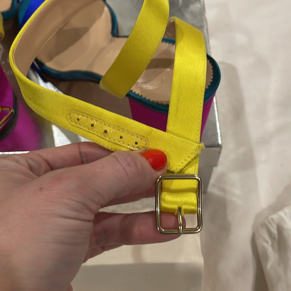 Multi color jcrew collection sandal 7.5 - Picture 4 of 7